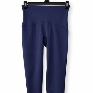 SPANX Navy Blue High Waisted Leggings Women’s Medium Shapewear Yoga Pants